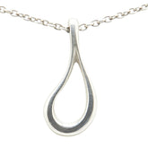 ティファニー オープンティアドロップ ネックレス シルバー SV925 シルバー レディース TIFFANY&Co. 【中古】